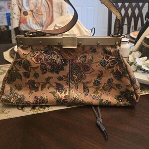 Patricia Nash Multicolor Floral Shoulder Bag